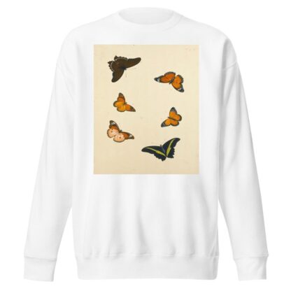 Studies Of Six Butterflies by Nicolaas Struyk Sweatshirt