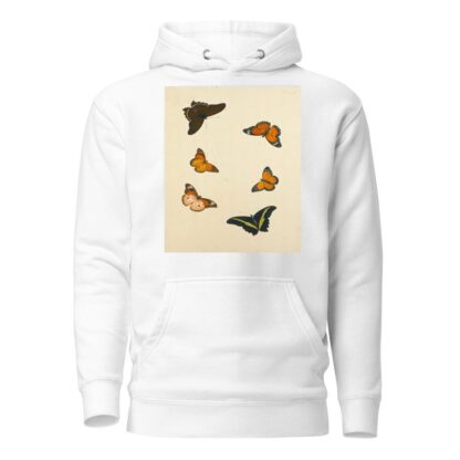 Studies Of Six Butterflies by Nicolaas Struyk Hoodie