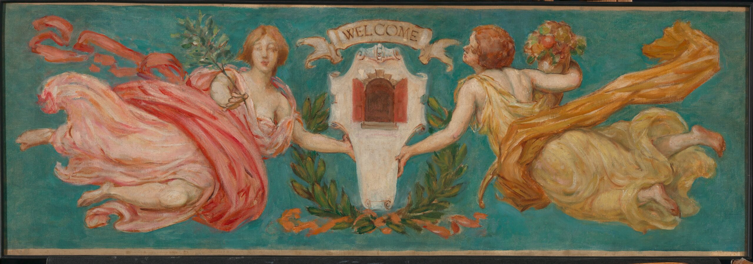 Study for Mural at Hotel Manhattan, ‘Peace and Plenty’ by Kenyon Cox