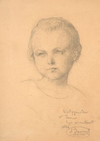 Study for ‘Triptyque du Mois de Marie’ by Louis Janmot