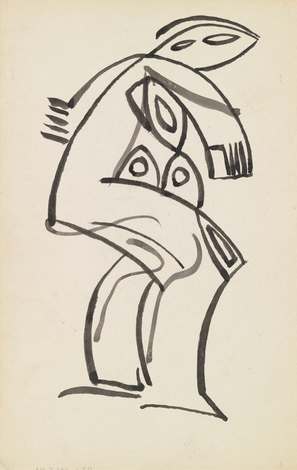 Study of a Female Figure by Henri Gaudier-Brzeska