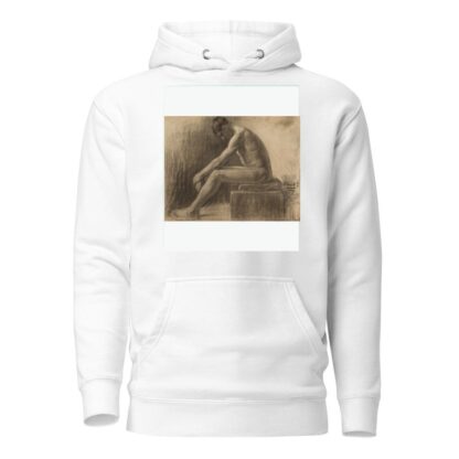 Study of a Seated Man by Emil Alexay-Olexák Hoodie