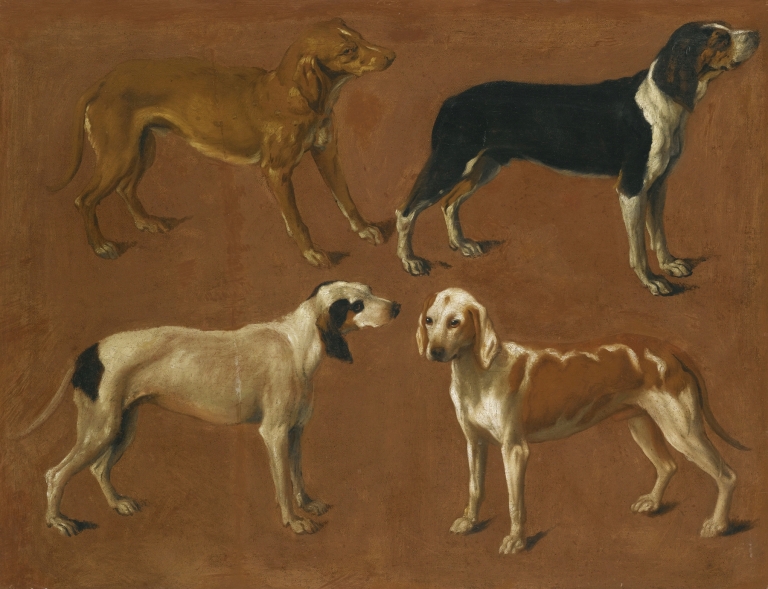 Study Of Four Pointers by Jacques-Laurent Agasse