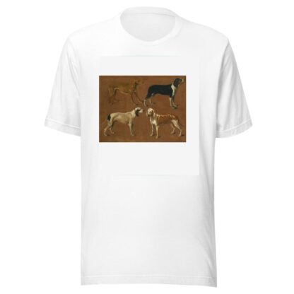 Study Of Four Pointers by Jacques-Laurent Agasse T-Shirt