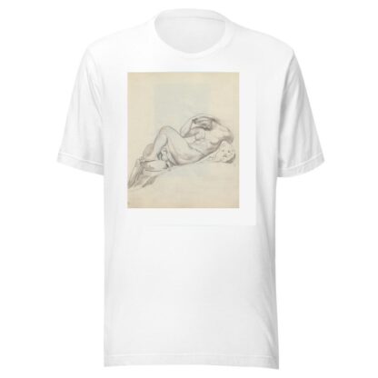 Study of Night by Michelangelo, Tomb of Giuliano de’ Medici, Church of San Lorenzo, Florence by John Flaxman T-Shirt