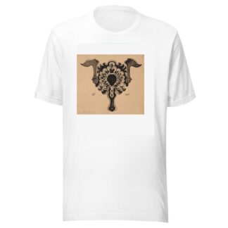 Stylised Flower Basket – Embellishment to ‘Życie’ Weekly from 1887 and 1889 by Stanisław Wyspiański T-Shirt