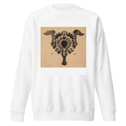 Stylised Flower Basket – Embellishment to ‘Życie’ Weekly from 1887 and 1889 by Stanisław Wyspiański Sweatshirt