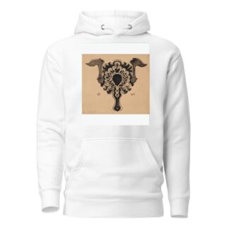 Stylised Flower Basket – Embellishment to ‘Życie’ Weekly from 1887 and 1889 by Stanisław Wyspiański Hoodie
