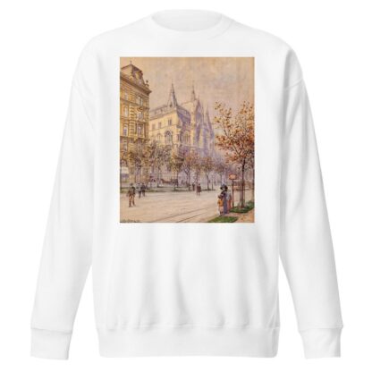 Sühnhaus in Schottenring at Vienna Ringstraße by Ludwig Hans Fischer Sweatshirt