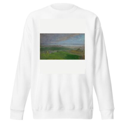 Summer View, Hudson Valley, New York by Frederic Edwin Church Sweatshirt
