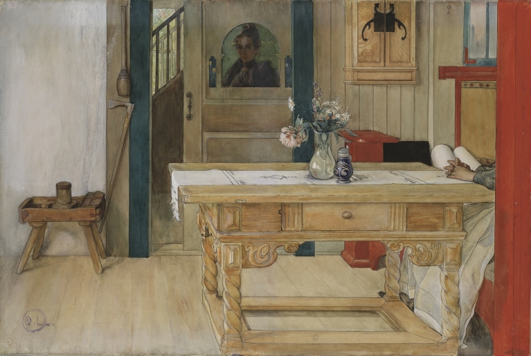 Sunday Rest by Carl Larsson