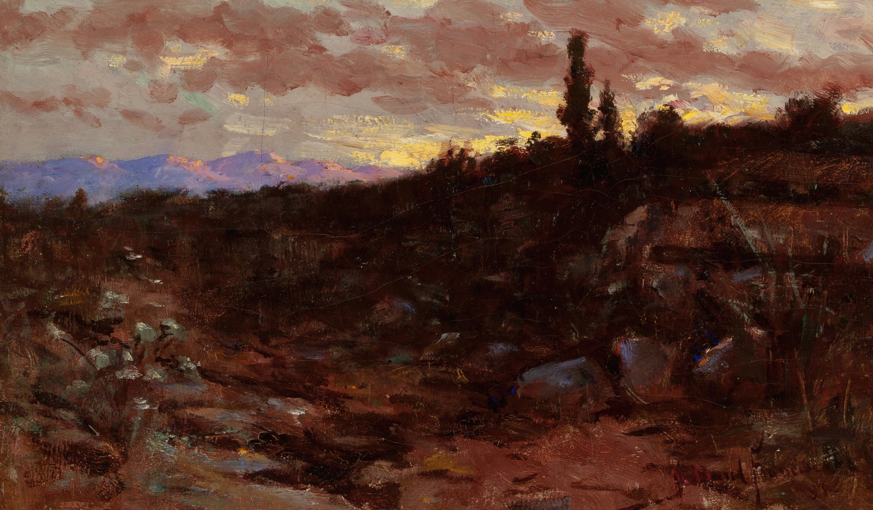 Sunset Landscape by John Bond Francisco