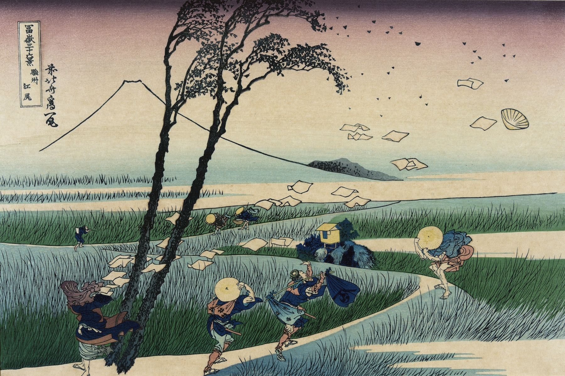 Sunshū ejiri by Katsushika Hokusai
