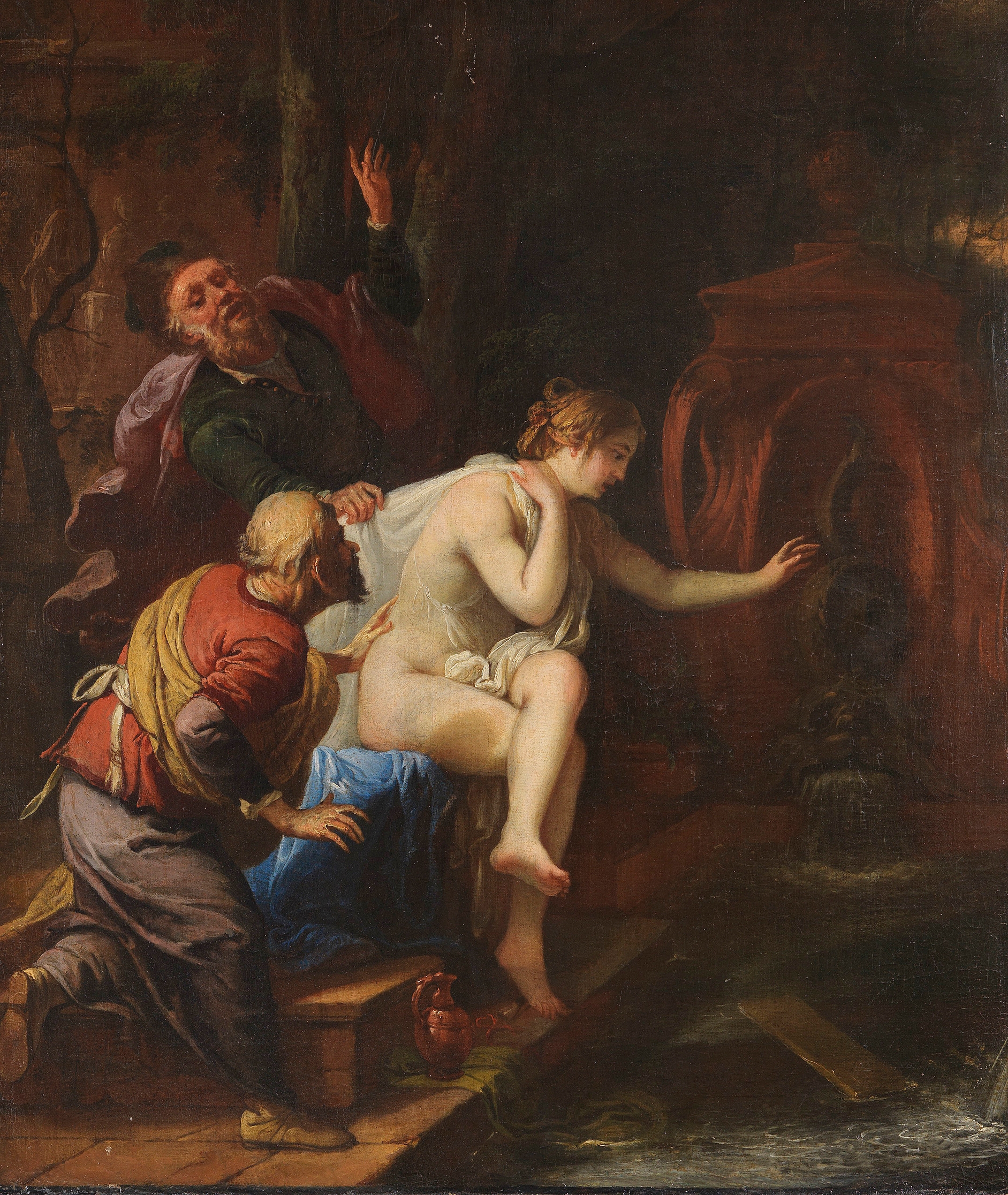 Susanna und die beiden Alten by Johann von Spillenberger