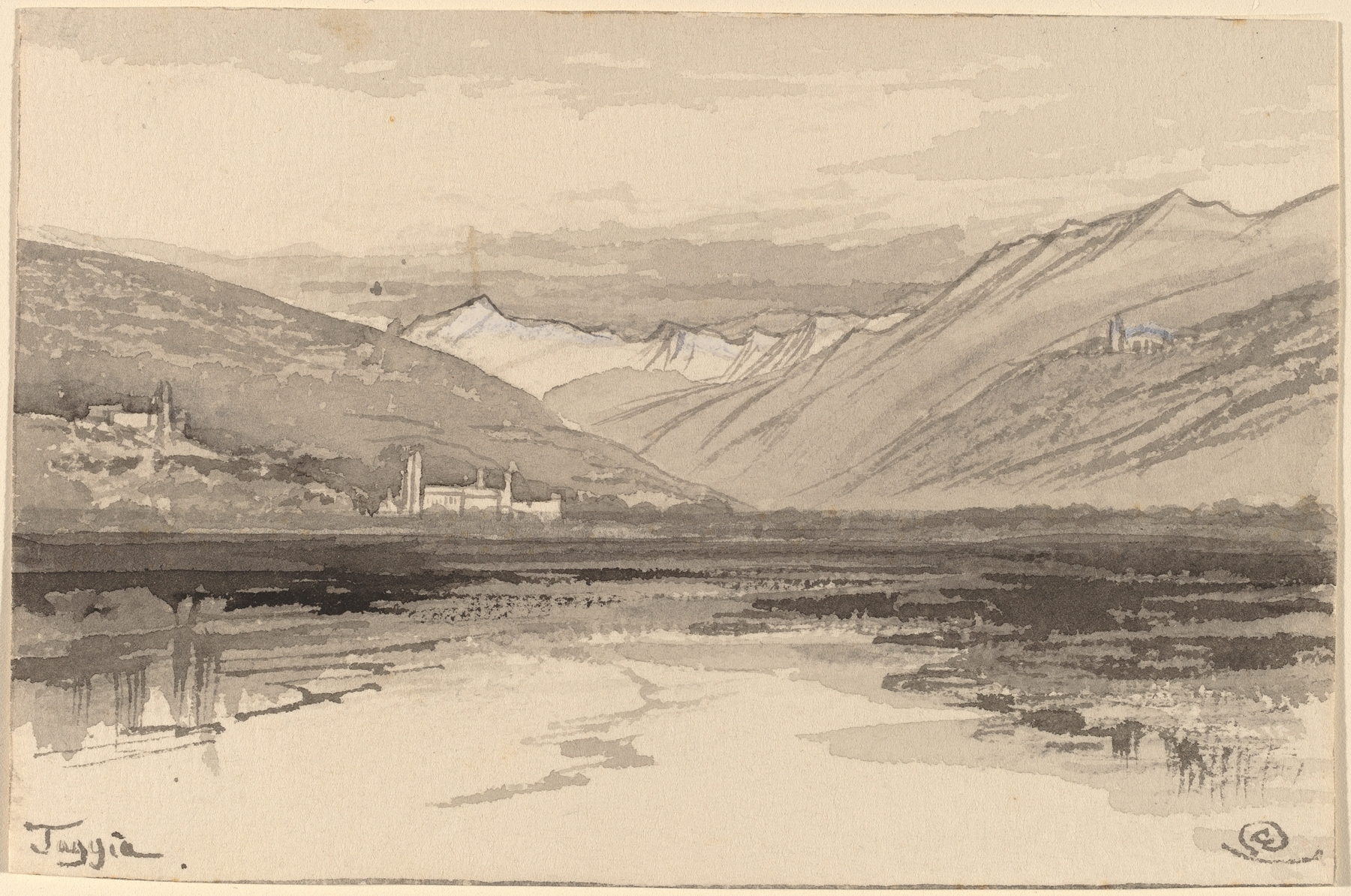 Taggia by Edward Lear