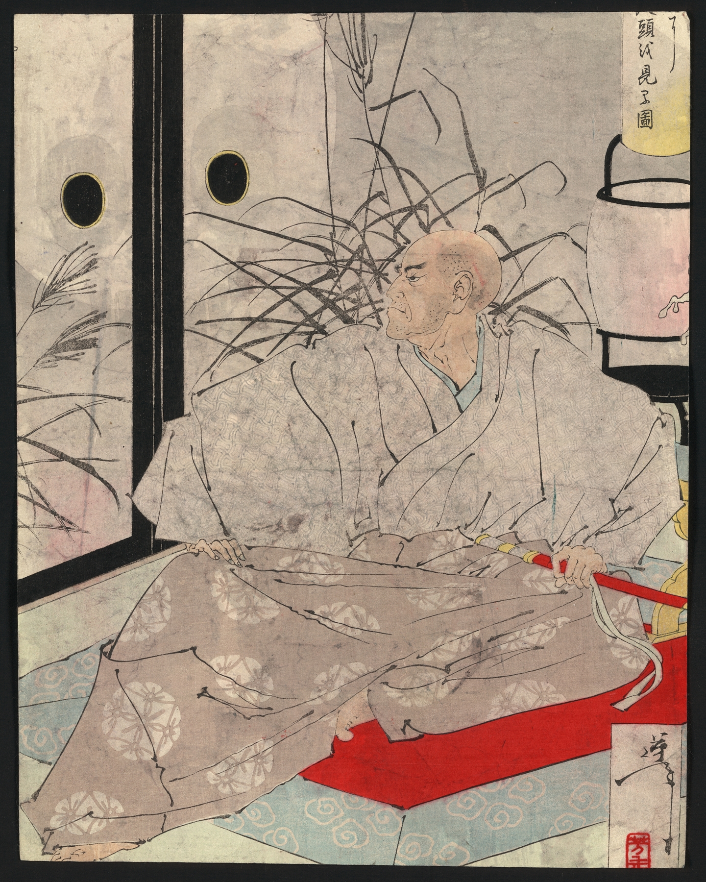 Taira no Kiyomori by Tsukioka Yoshitoshi