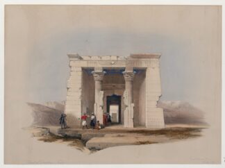 Temple of Dandour [Dendûr], Nubia. by David Roberts