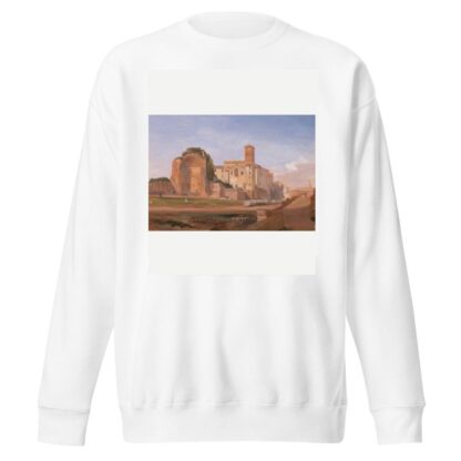 Temple of Venus and Rome, Rome by Edward Lear Sweatshirt