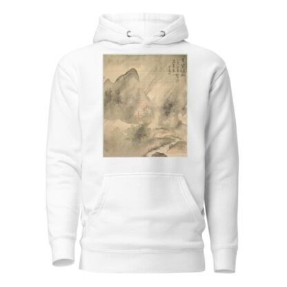 Ten Thousand Bamboos in the Mist and Rain by Tsubaki Chinzan Hoodie