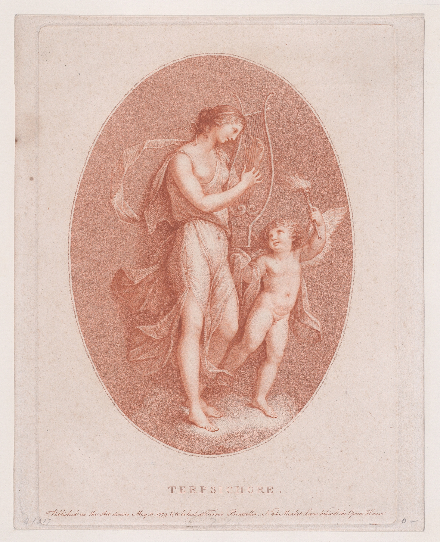 Terpsichore by Francesco Bartolozzi
