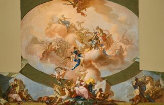 The Apotheosis Of The Heroes Of Antiquity by Giacinto Diana