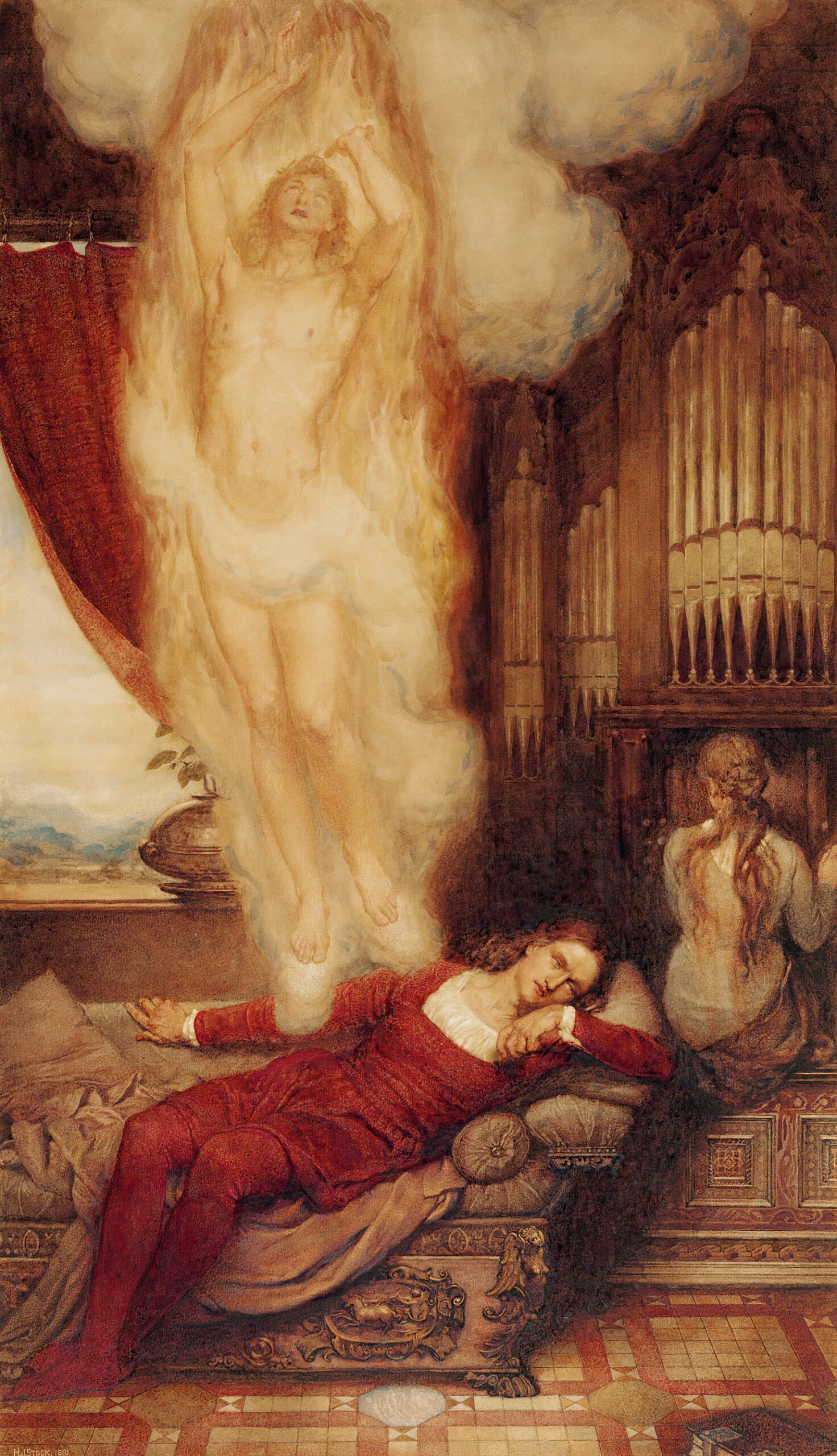 The Aspiration of a Soul While Listening to Music by Henry John Stock