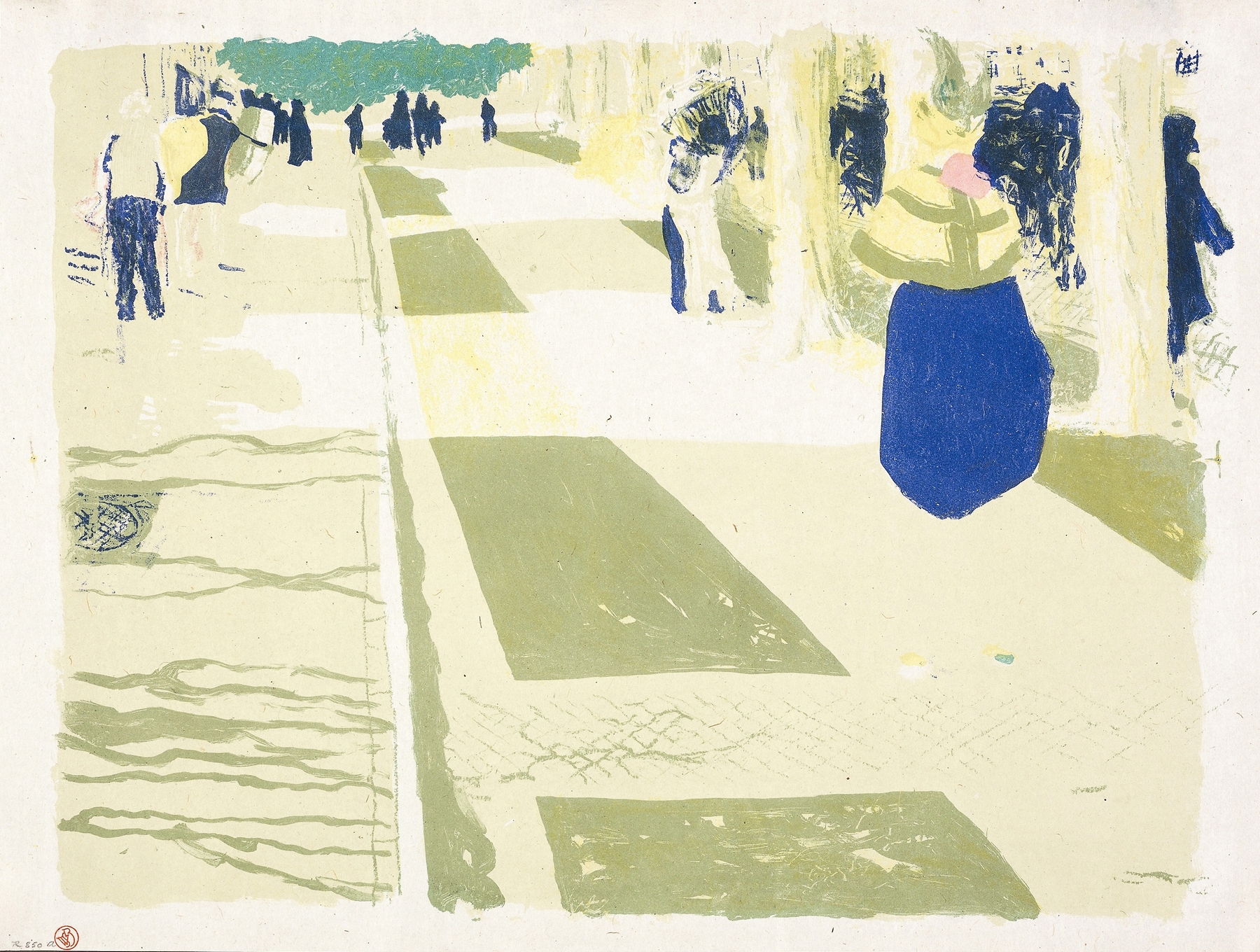The Avenue by Édouard Vuillard