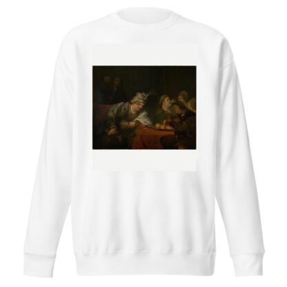 The Banquet of Ahasuerus by Aert de Gelder Sweatshirt