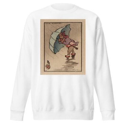 The Blue Umbrella by Helen Hyde Sweatshirt