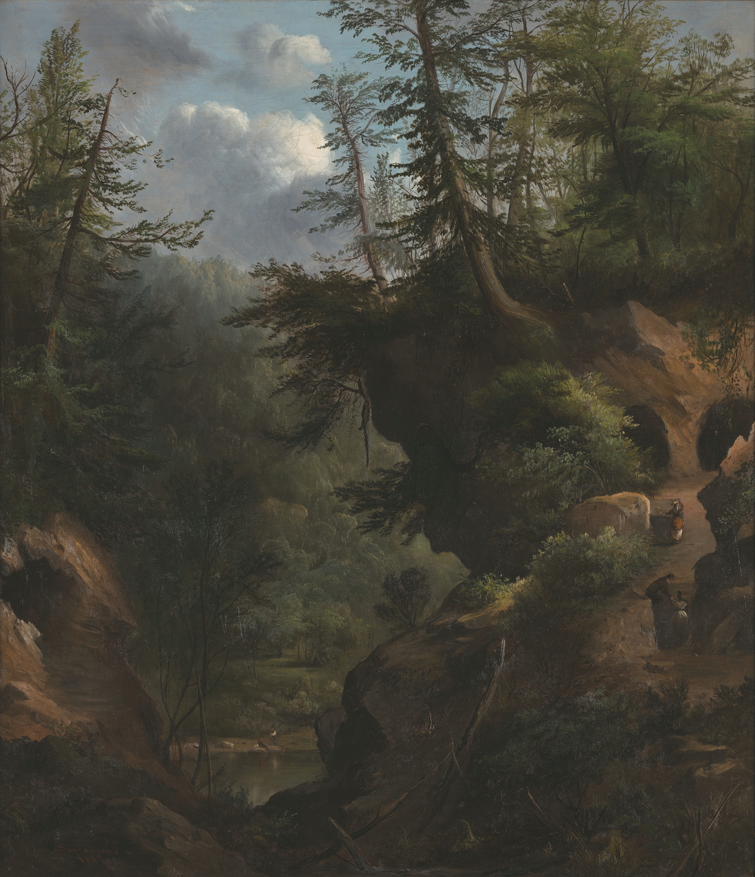 The Caves by Robert S. Duncanson