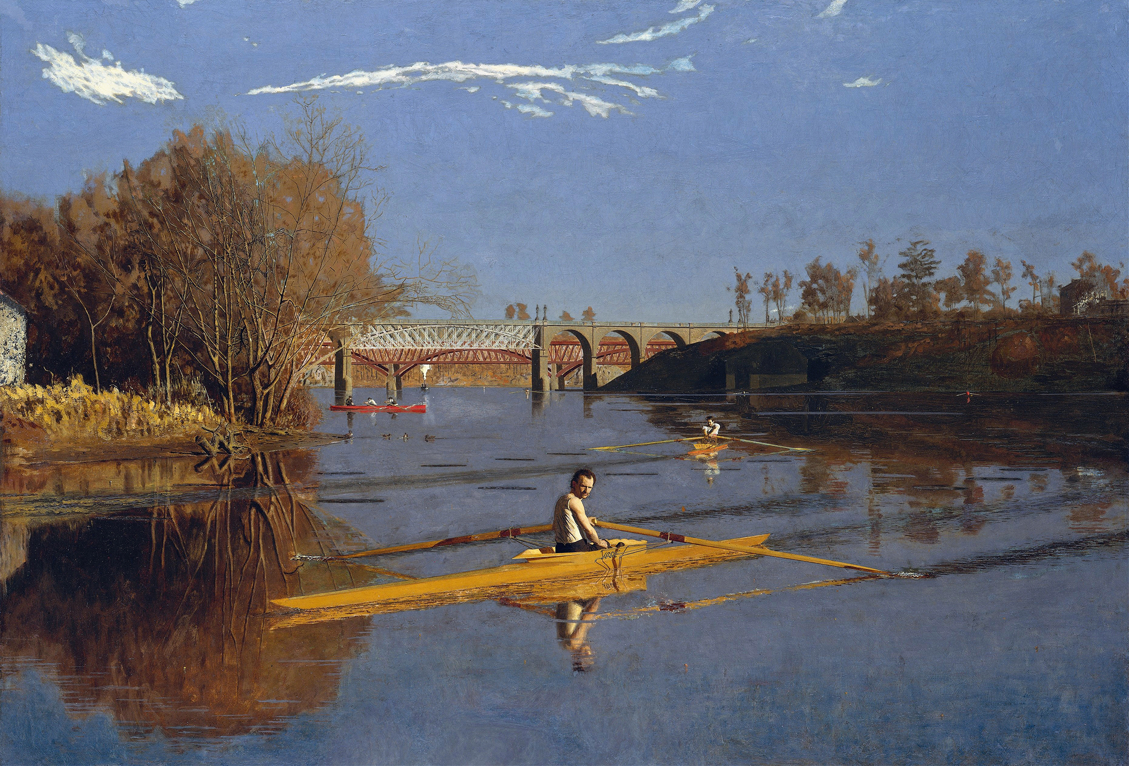 The Champion Single Sculls by Thomas Eakins