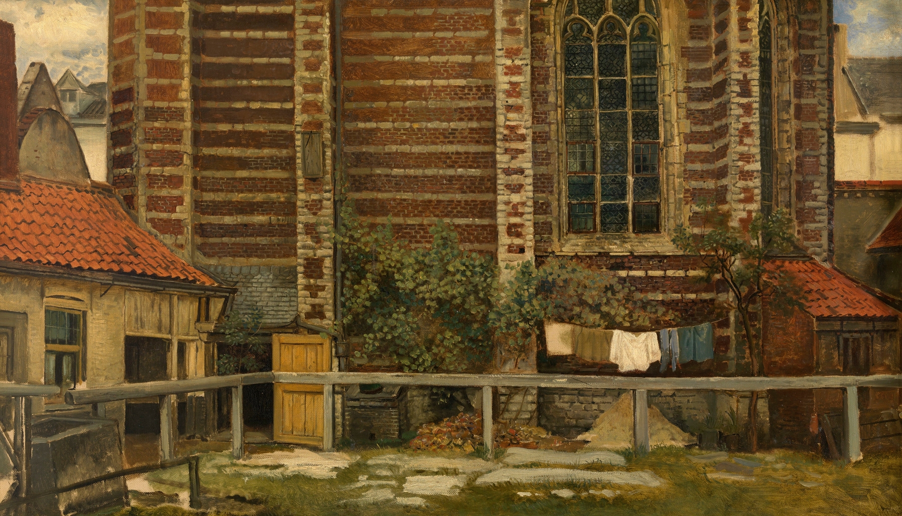 The Chapel of Grace in Antwerp by Henri de Braekeleer