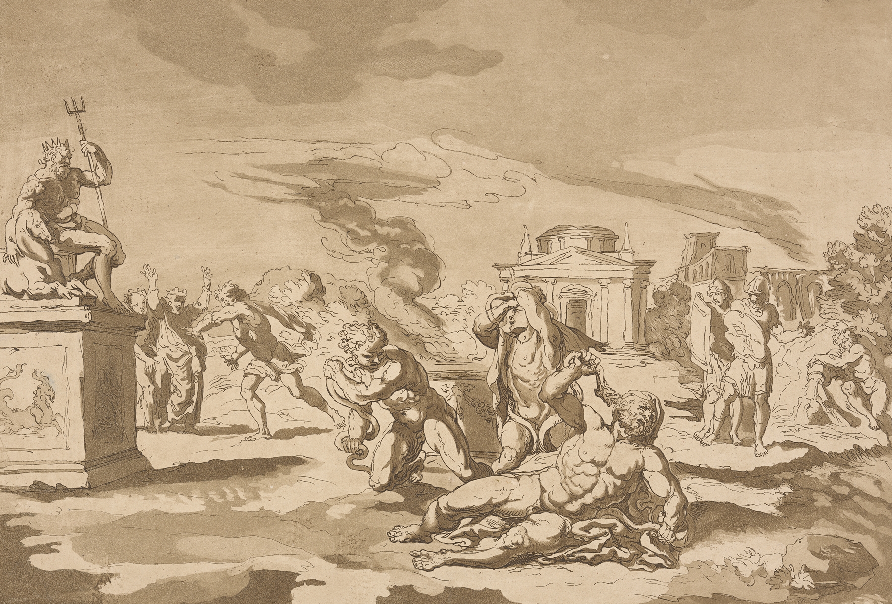 The death of Laocoon by Raymond La Fage