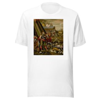 The Dialogue of the Prince with Death, Allegory of the Horrors of War by Antoine Caron T-Shirt