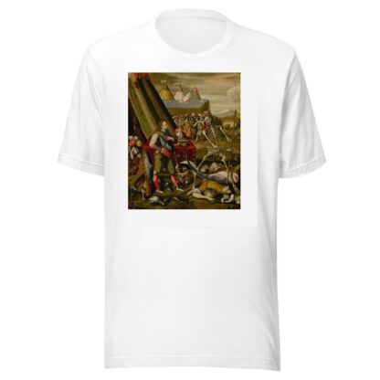 The Dialogue of the Prince with Death, Allegory of the Horrors of War by Antoine Caron T-Shirt