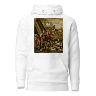 The Dialogue of the Prince with Death, Allegory of the Horrors of War by Antoine Caron Hoodie