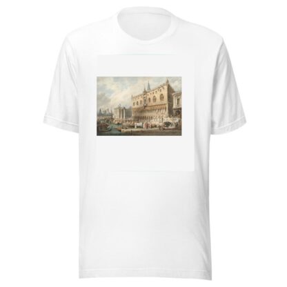 The Doge’s Palace and the Grand Canal, Venice, looking west by Samuel Prout T-Shirt