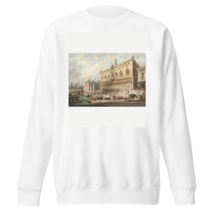 The Doge’s Palace and the Grand Canal, Venice, looking west by Samuel Prout Sweatshirt
