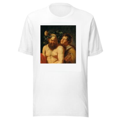 The Drunken Silenus with a Satyr by Follower of Peter Paul Rubens T-Shirt