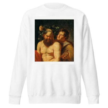 The Drunken Silenus with a Satyr by Follower of Peter Paul Rubens Sweatshirt