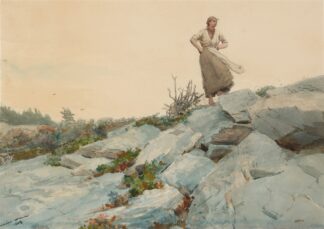 The Faggot Gatherer by Winslow Homer