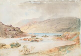 The Falls of the Kawarau, Wakatipu Lake by Nicholas Chevalier