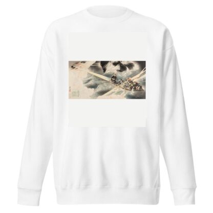 The First Blockade of the Entrance to the Harbor of Port Arthur on the Night of February 24, 1904 by Ôkura Kôtô Sweatshirt