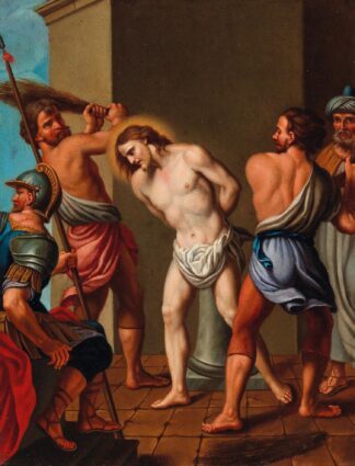 The Flagellation of Christ by Bolognese School