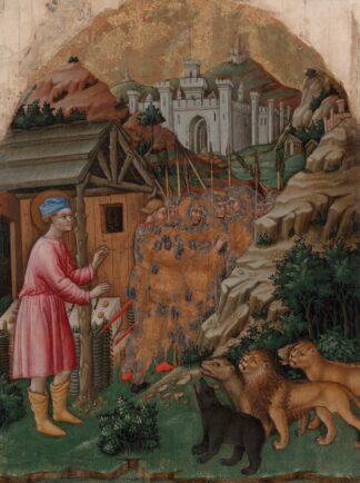 The Flight of the Soldiers Sent to Capture Saint Mamas by Francesco dei Franceschi