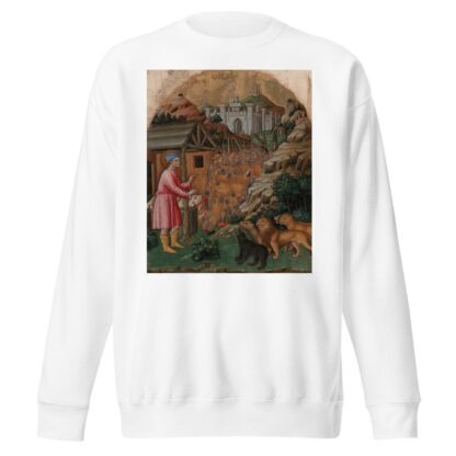 The Flight of the Soldiers Sent to Capture Saint Mamas by Francesco dei Franceschi Sweatshirt