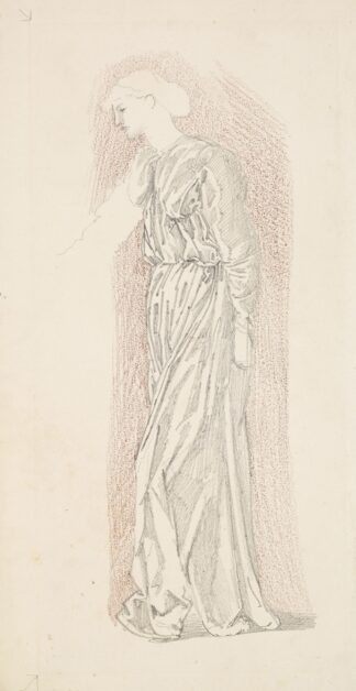 The Garland Weavers – Drapery Study by Sir Edward Coley Burne-Jones