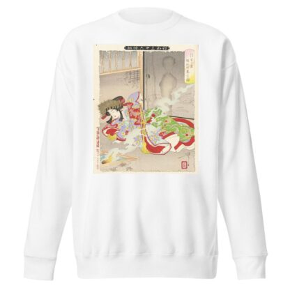 The Ghost of Seigen Haunting Sakurahime by Tsukioka Yoshitoshi Sweatshirt