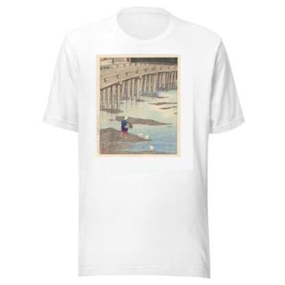 The Gion Bridge In Hondo In Amakusa by Kawase Hasui T-Shirt