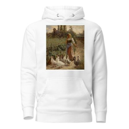 The Goose Girl, Picardy, France by Margaret A. Rudisill Hoodie